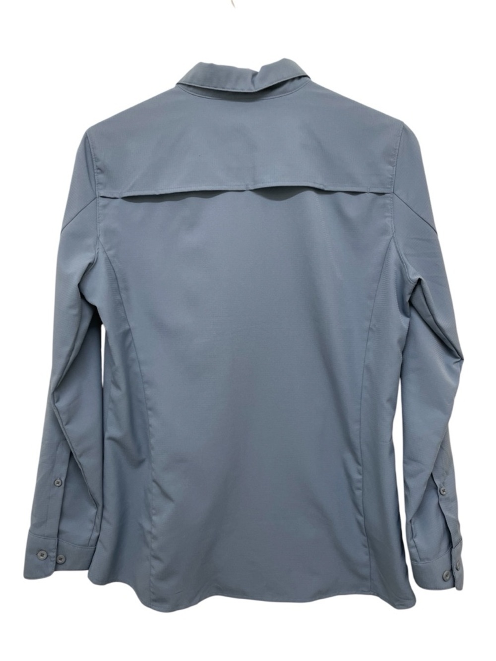 Eddie Bauer Blue Long-Sleeve Button-Up Hiking Outdoor Women’s Shirt - Medium - Picture 2 of 15